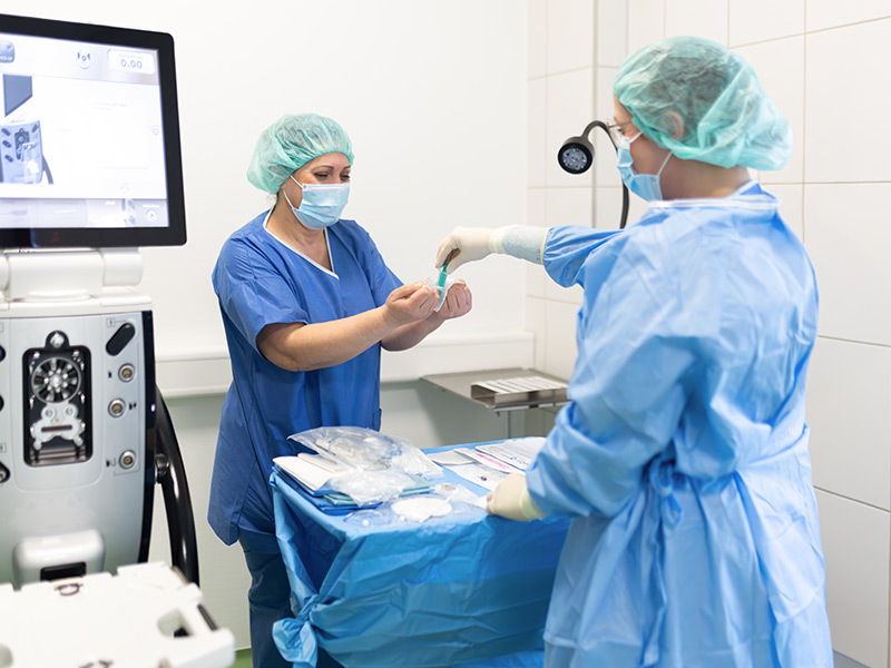 Sehtest bei einem Kind